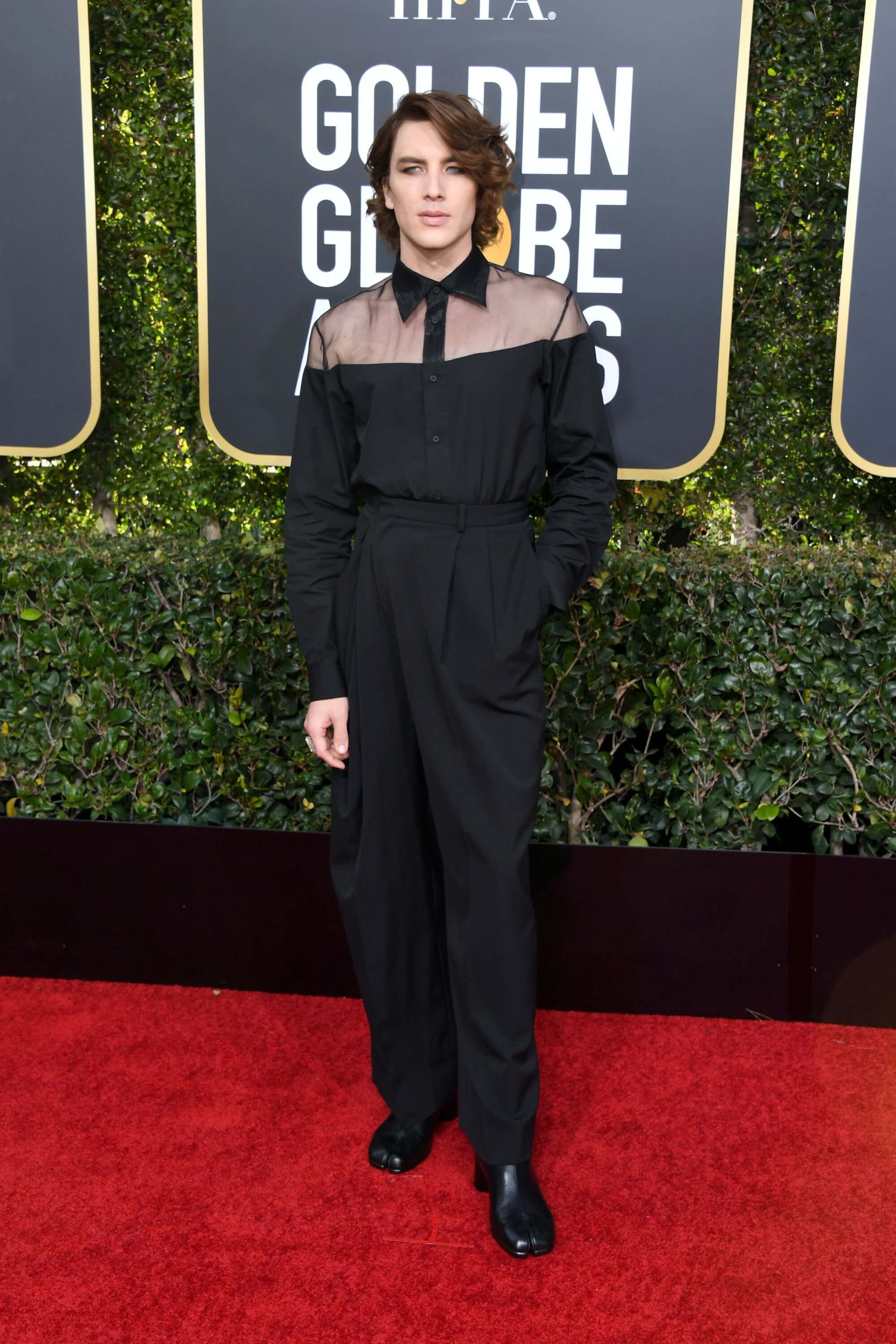 Cody Fern at the Golden Globes