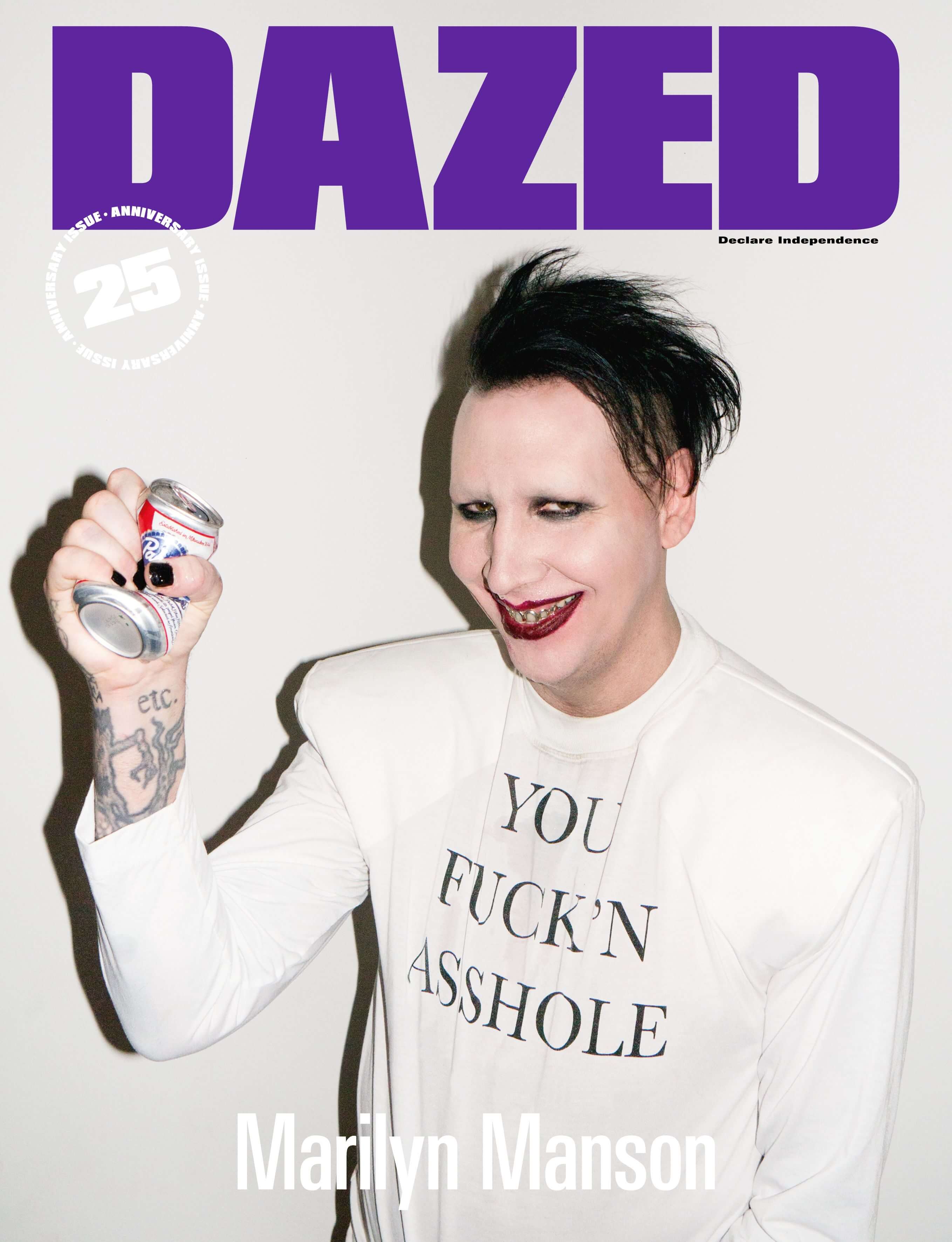 Marilyn Manson Cover for Dazed (Winter 2016)
