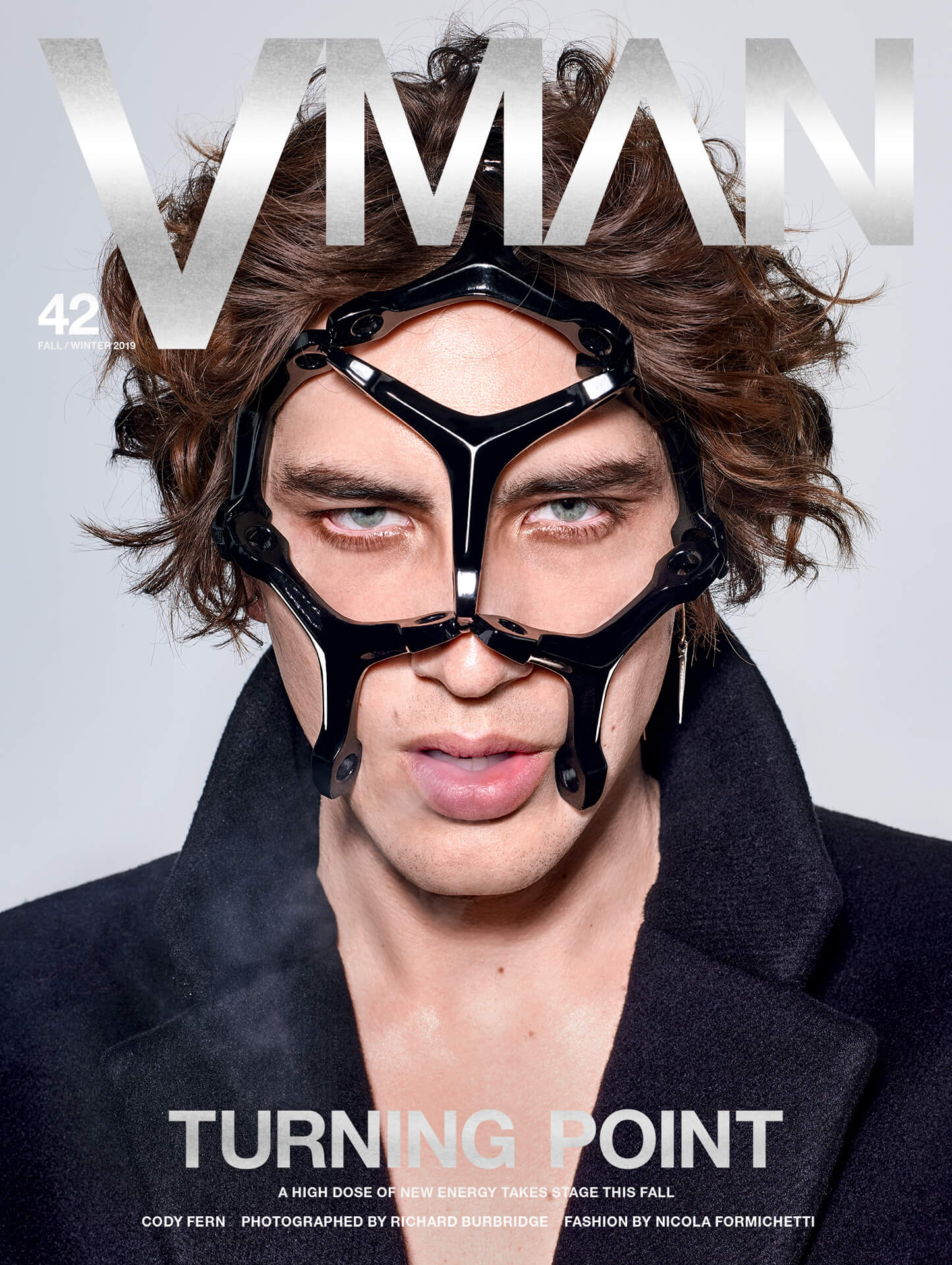 Cody Fern covers VMAN Issue 42 (Fall/Winter 2019)