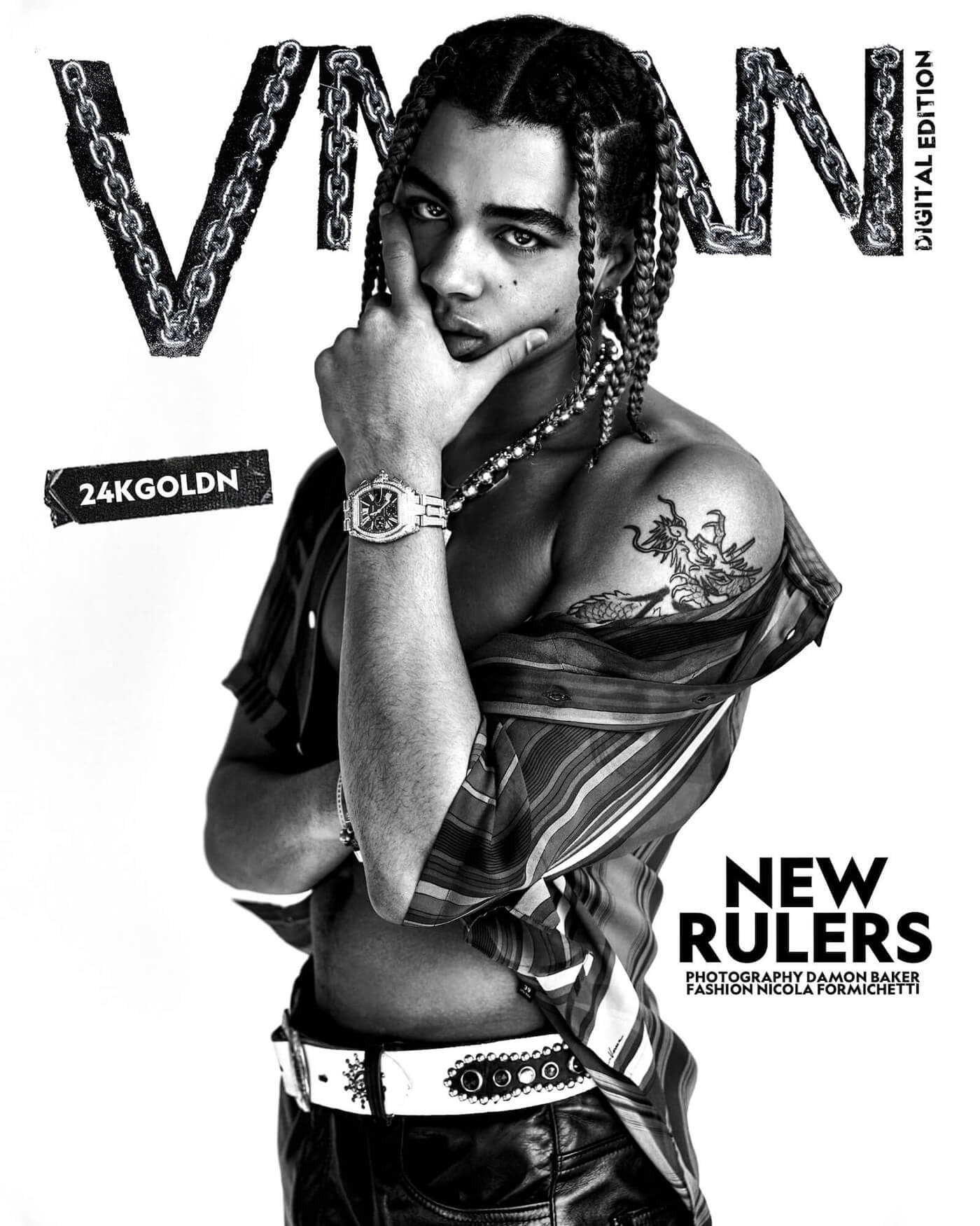 24kgoldn for VMAN 2021 Digital Issue 'New Rulers'