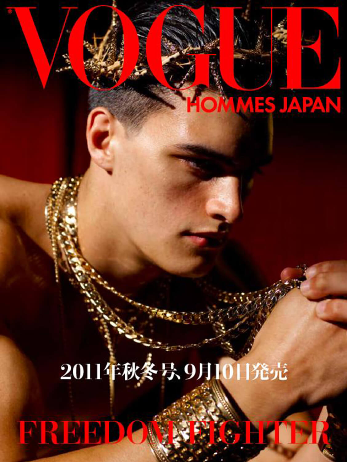 Vogue Hommes Japan Cover for Vogue Hommes Japan (Fall/Winter 2010)